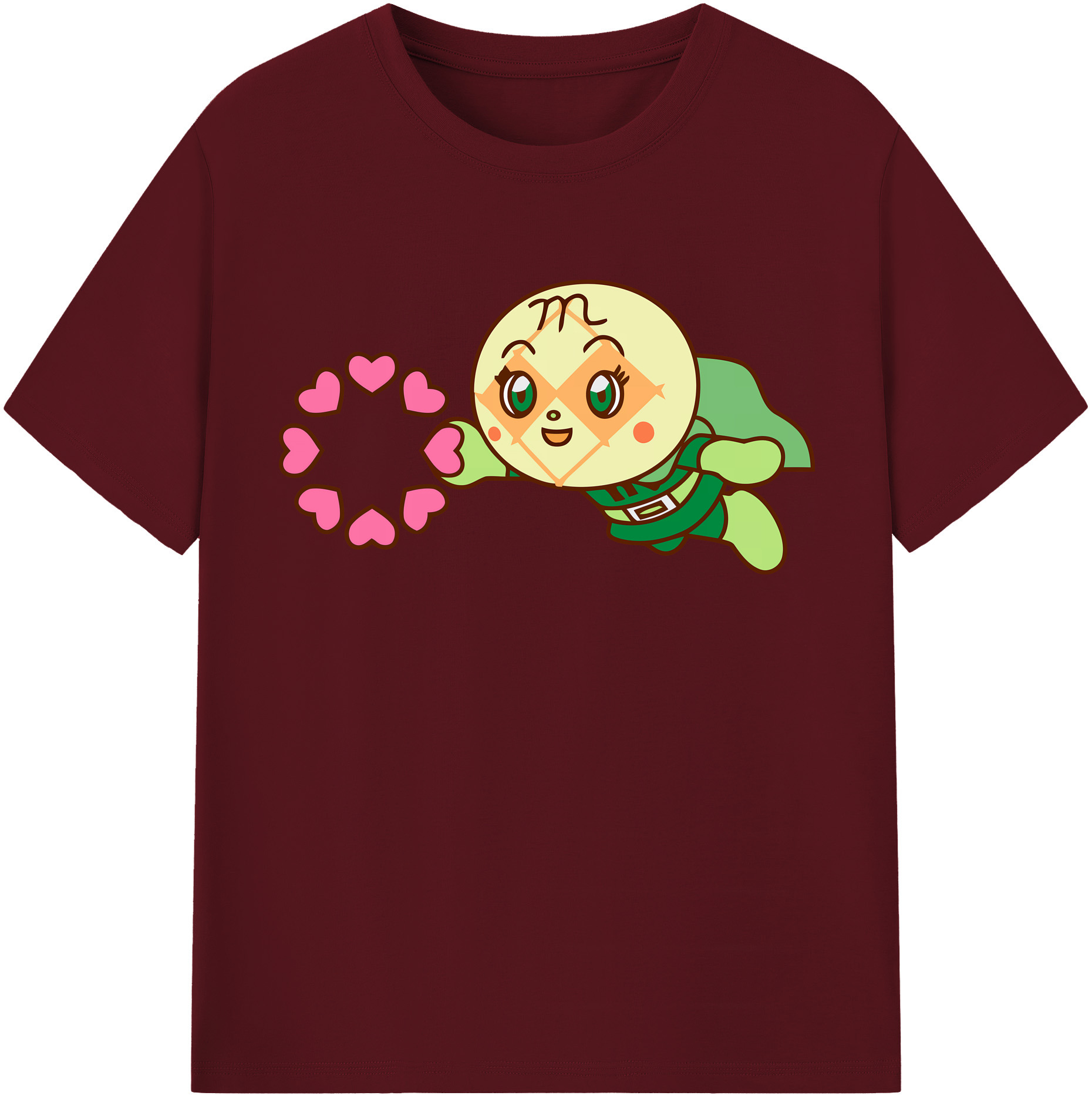 （画像用） アンパンマン Anpanman 綿100％半袖Tシャツ（フロントプリント）